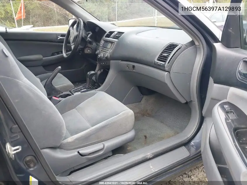 1HGCM56397A129893 2007 Honda Accord 2.4 Se