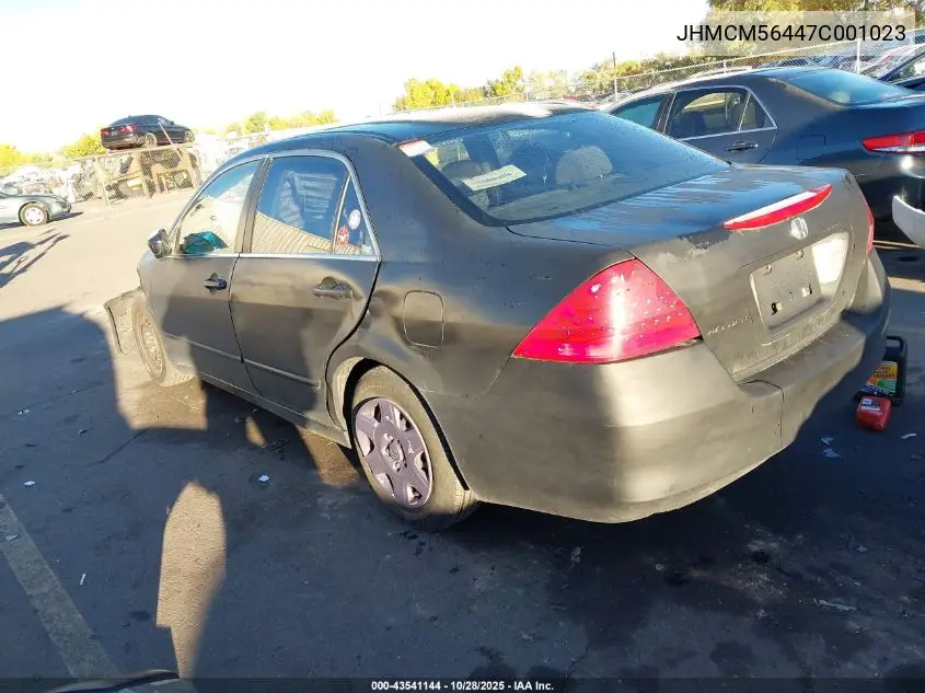 JHMCM56447C001023 2007 Honda Accord 2.4 Lx
