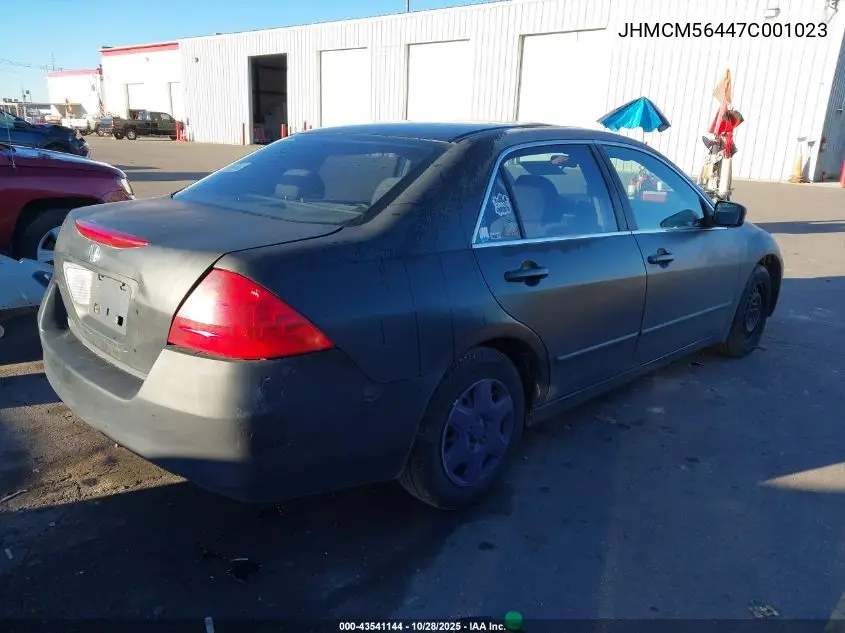 JHMCM56447C001023 2007 Honda Accord 2.4 Lx