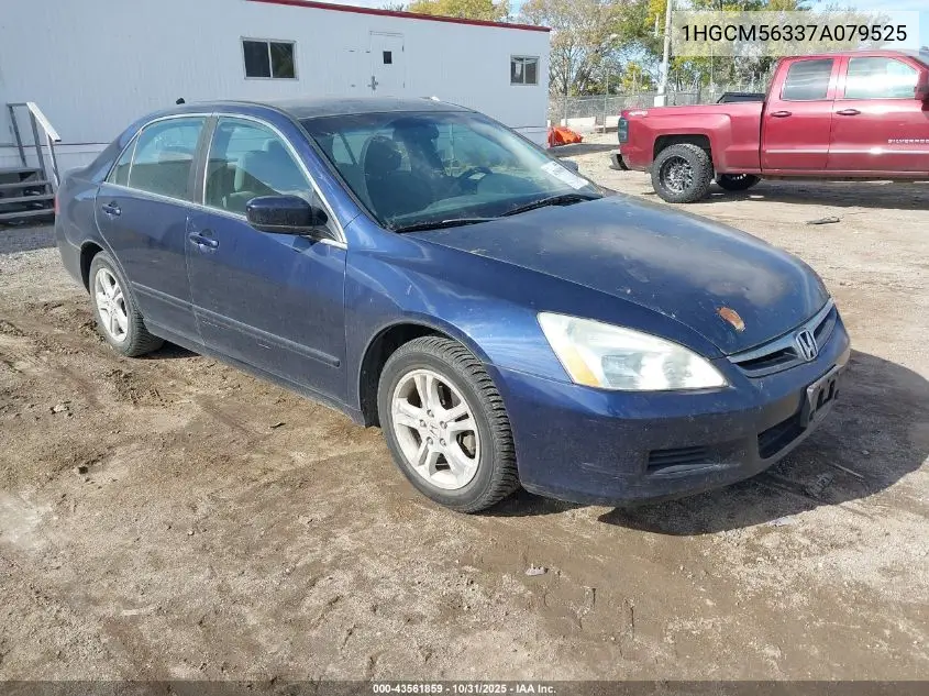 1HGCM56337A079525 2007 Honda Accord 2.4 Se