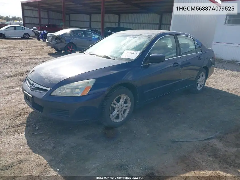1HGCM56337A079525 2007 Honda Accord 2.4 Se