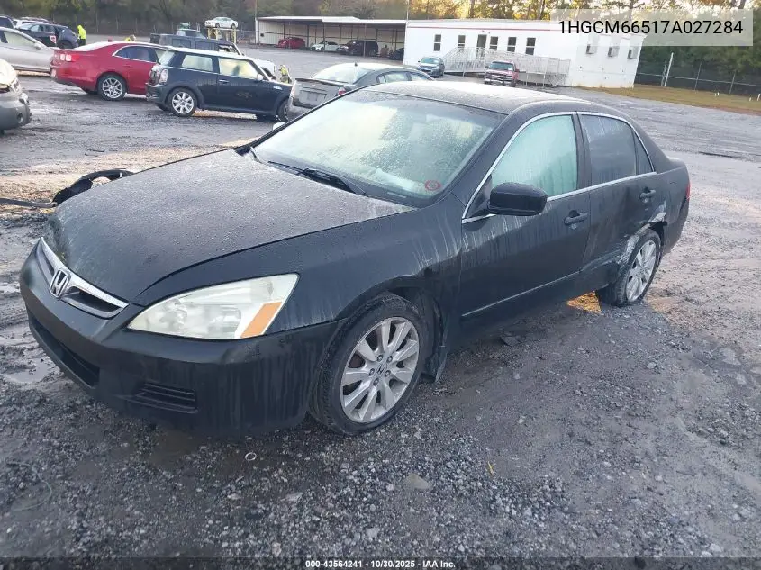 1HGCM66517A027284 2007 Honda Accord 3.0 Ex