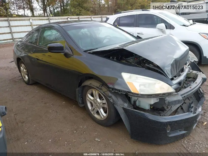 1HGCM72667A015023 2007 Honda Accord 2.4 Ex