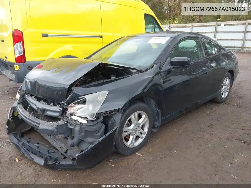 1HGCM72667A015023 2007 Honda Accord 2.4 Ex