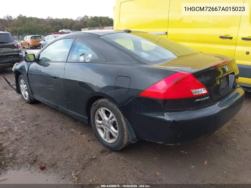 1HGCM72667A015023 2007 Honda Accord 2.4 Ex
