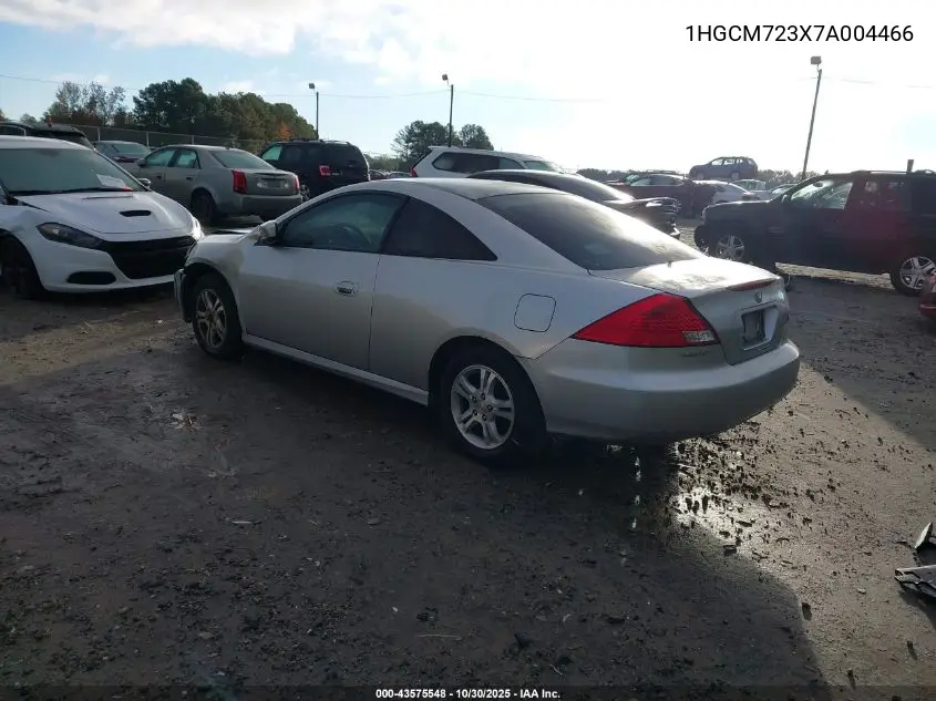 1HGCM723X7A004466 2007 Honda Accord 2.4 Lx