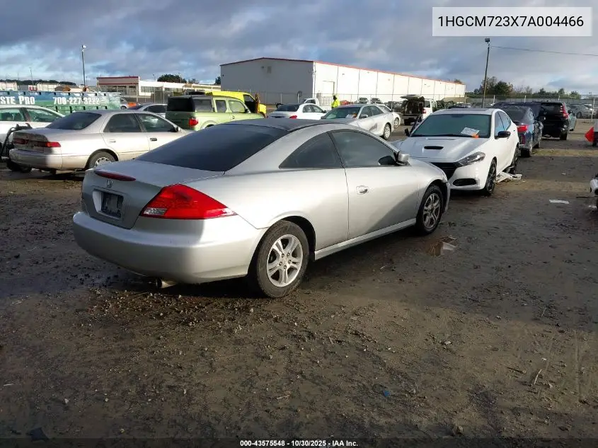 1HGCM723X7A004466 2007 Honda Accord 2.4 Lx