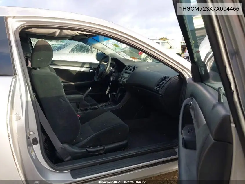 1HGCM723X7A004466 2007 Honda Accord 2.4 Lx