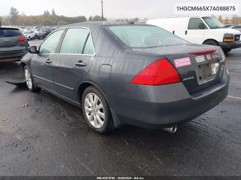 1HGCM665X7A088875 2007 Honda Accord 3.0 Ex