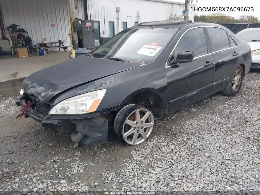 1HGCM568X7A096673 2007 Honda Accord 2.4 Ex