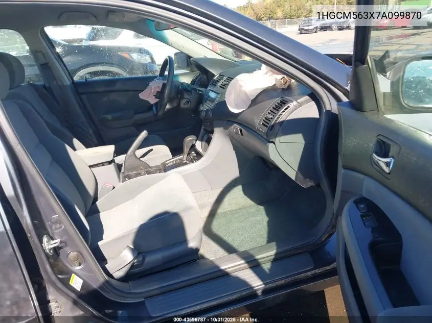 1HGCM563X7A099870 2007 Honda Accord 2.4 Se
