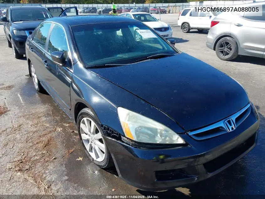 1HGCM66897A088005 2007 Honda Accord 3.0 Ex