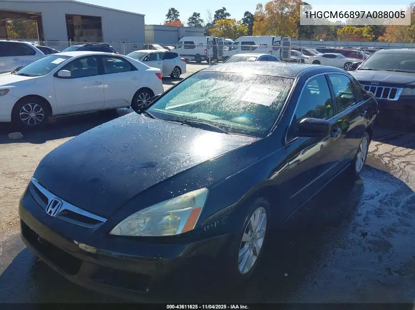 1HGCM66897A088005 2007 Honda Accord 3.0 Ex