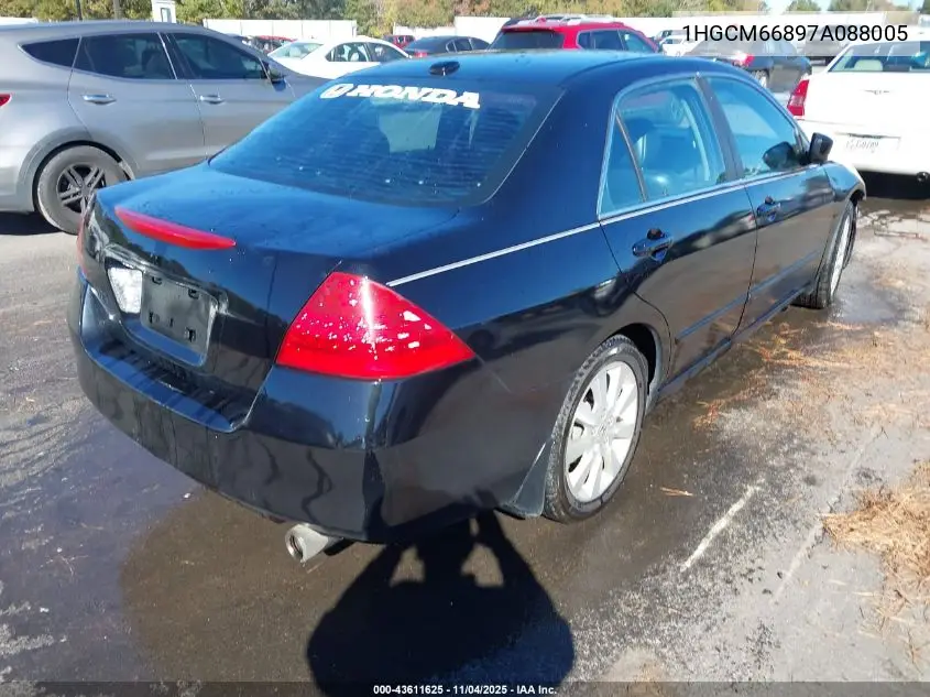 1HGCM66897A088005 2007 Honda Accord 3.0 Ex