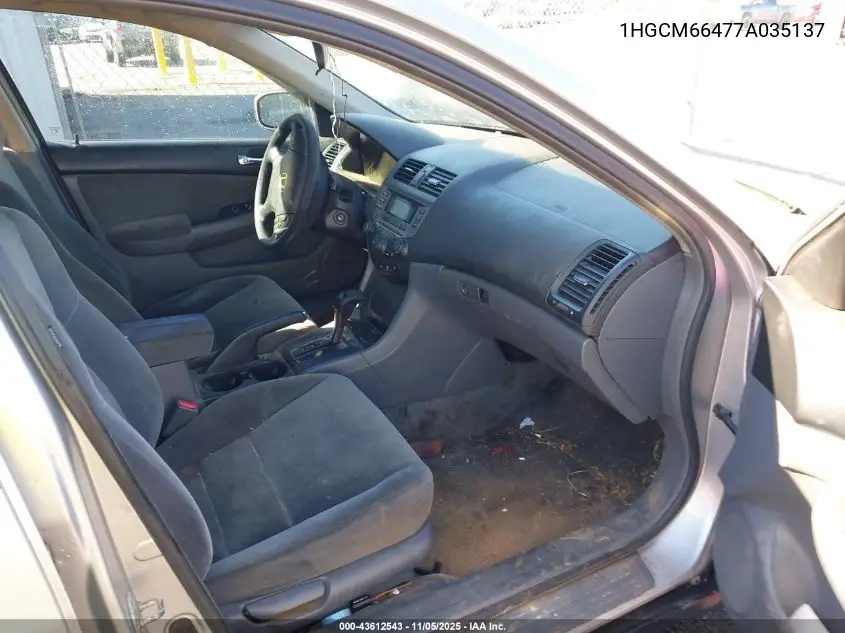 1HGCM66477A035137 2007 Honda Accord 3.0 Se