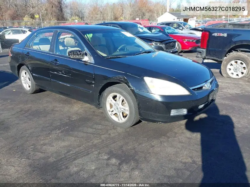 JHMCM56327C018295 2007 Honda Accord 2.4 Se