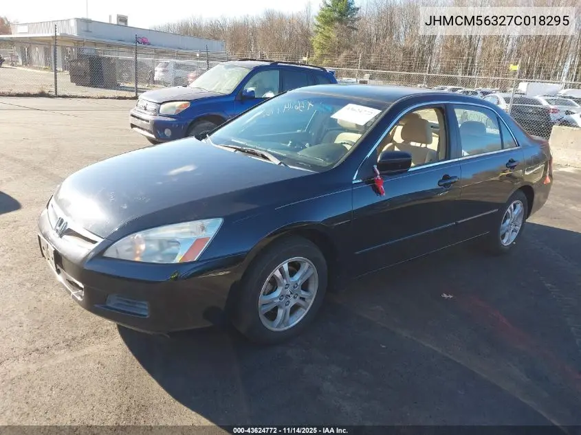 JHMCM56327C018295 2007 Honda Accord 2.4 Se
