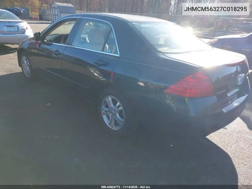 JHMCM56327C018295 2007 Honda Accord 2.4 Se
