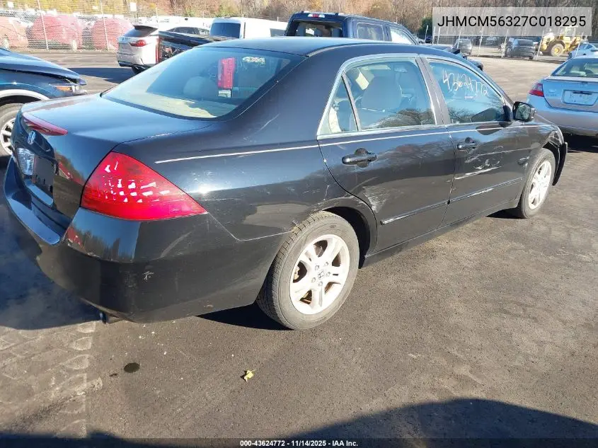 JHMCM56327C018295 2007 Honda Accord 2.4 Se
