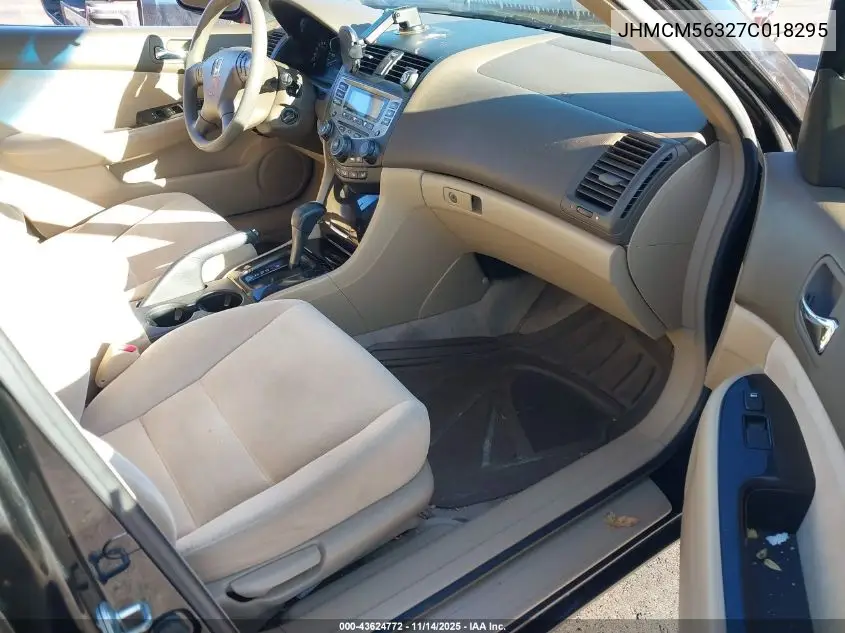 JHMCM56327C018295 2007 Honda Accord 2.4 Se