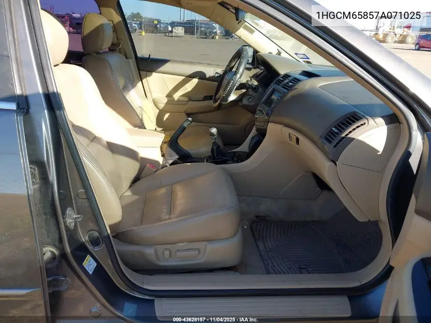 1HGCM65857A071025 2007 Honda Accord 3.0 Ex