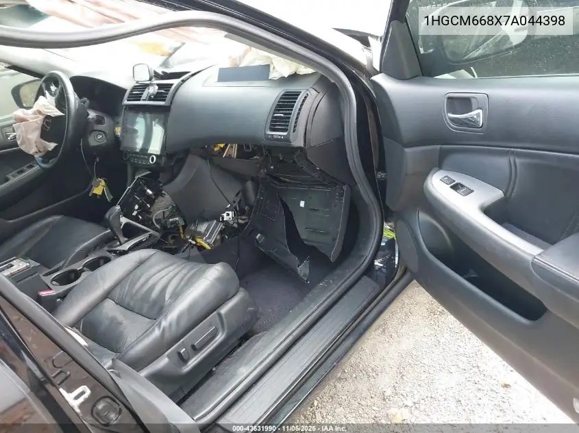 1HGCM668X7A044398 2007 Honda Accord 3.0 Ex