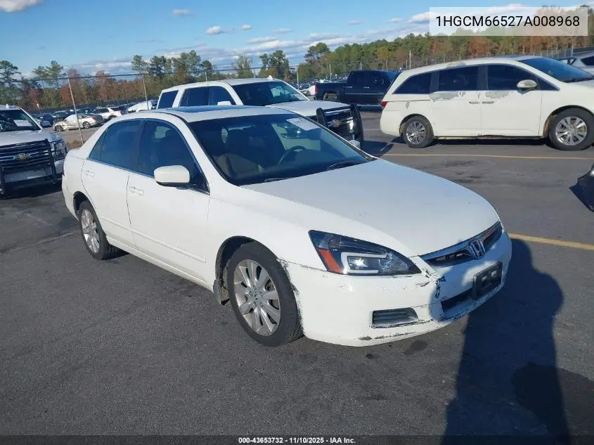 1HGCM66527A008968 2007 Honda Accord 3.0 Ex