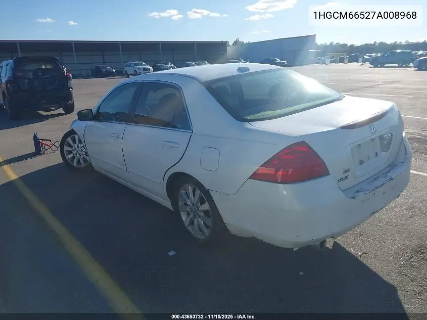 1HGCM66527A008968 2007 Honda Accord 3.0 Ex