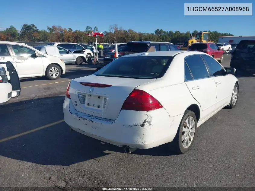 1HGCM66527A008968 2007 Honda Accord 3.0 Ex
