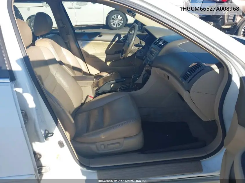 1HGCM66527A008968 2007 Honda Accord 3.0 Ex