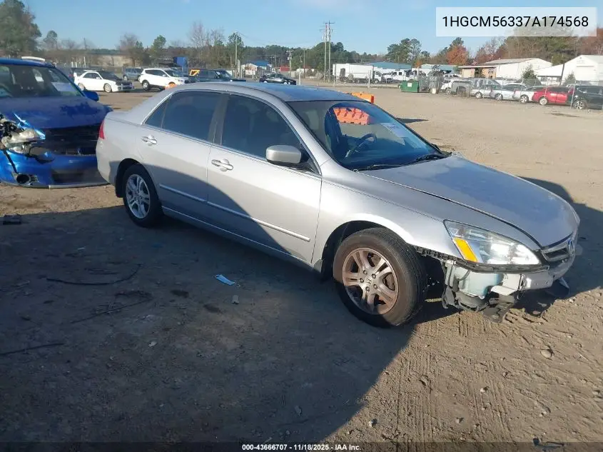 1HGCM56337A174568 2007 Honda Accord 2.4 Se
