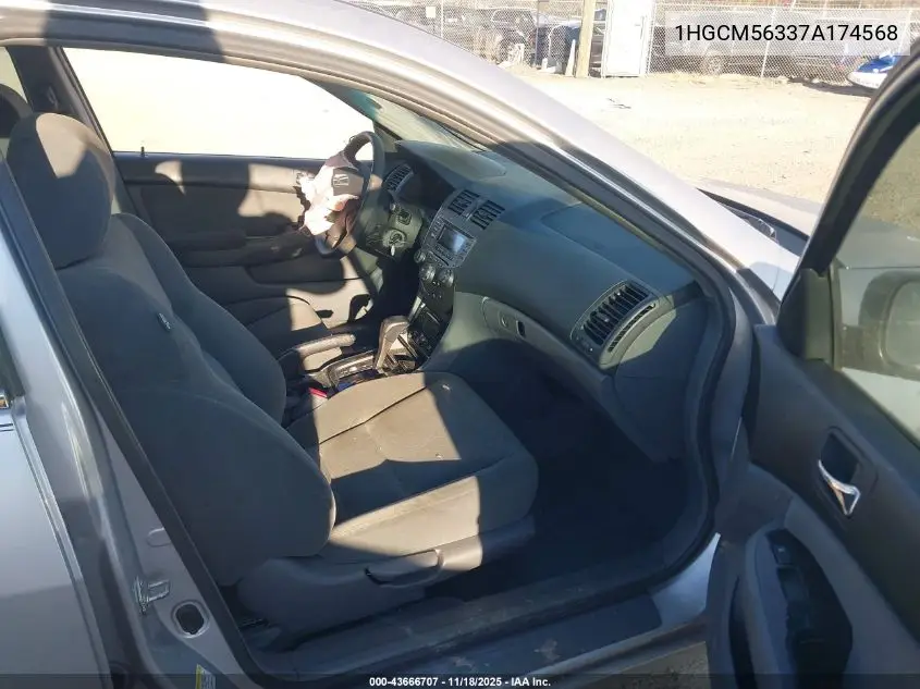 1HGCM56337A174568 2007 Honda Accord 2.4 Se