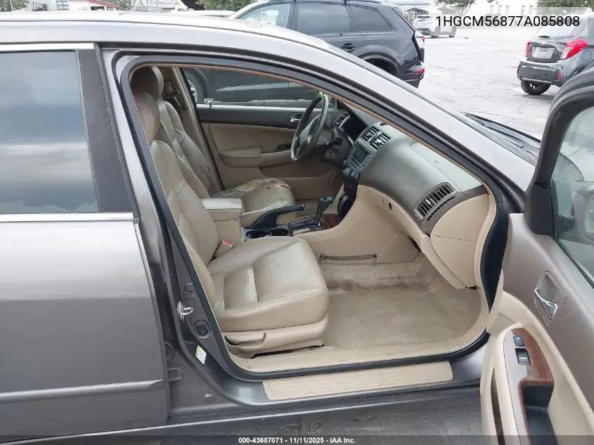 1HGCM56877A085808 2007 Honda Accord 2.4 Ex