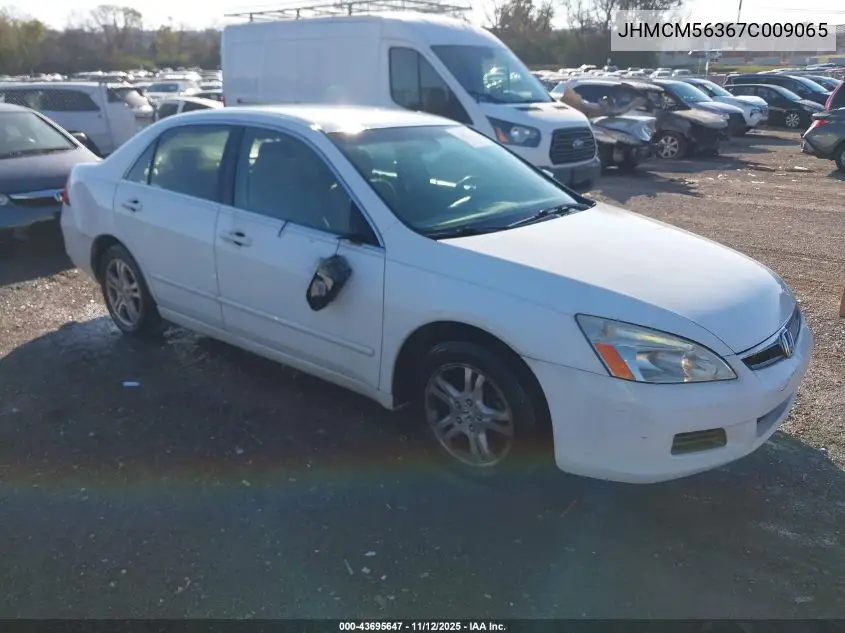 JHMCM56367C009065 2007 Honda Accord 2.4 Se