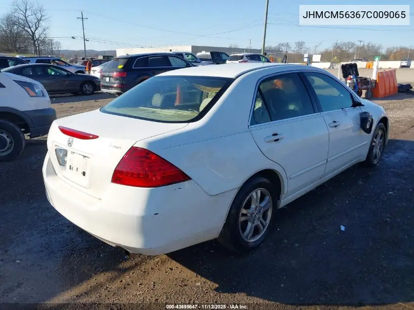 JHMCM56367C009065 2007 Honda Accord 2.4 Se