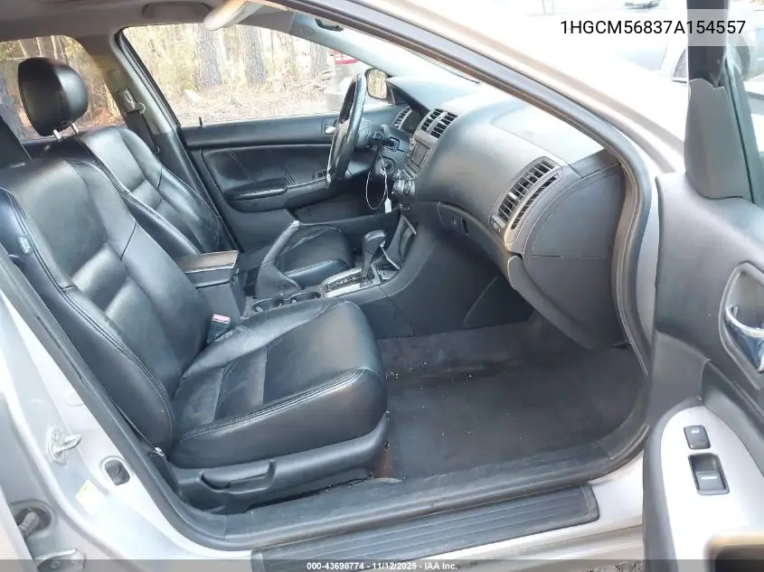 1HGCM56837A154557 2007 Honda Accord 2.4 Ex