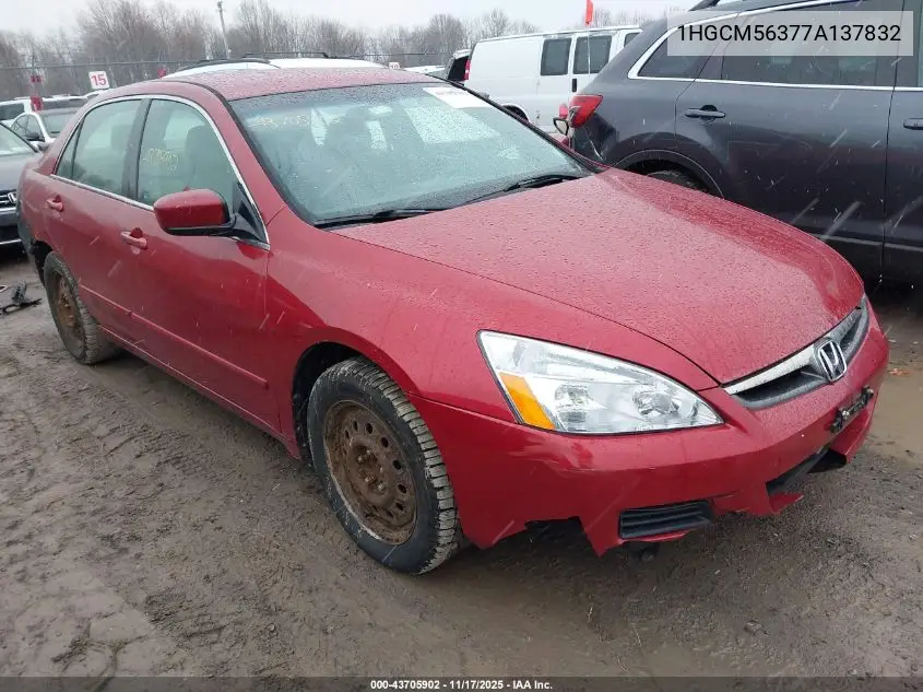 1HGCM56377A137832 2007 Honda Accord 2.4 Se