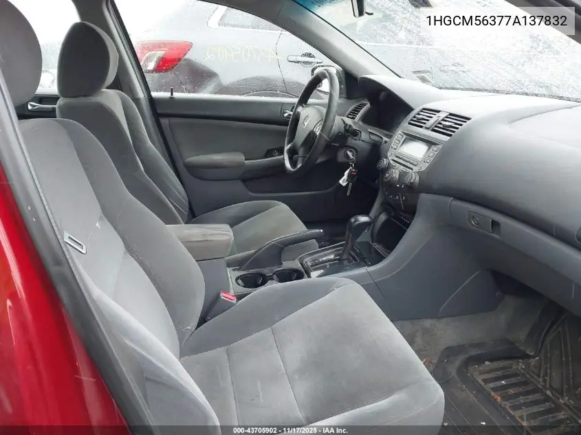 1HGCM56377A137832 2007 Honda Accord 2.4 Se