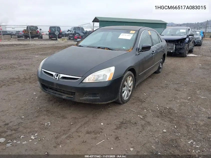 1HGCM66517A083015 2007 Honda Accord 3.0 Ex