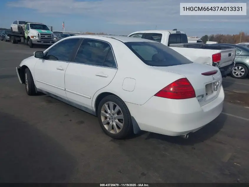 1HGCM66437A013331 2007 Honda Accord 3.0 Se
