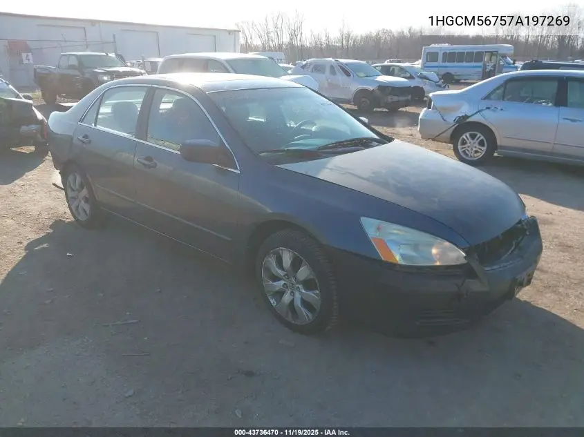 1HGCM56757A197269 2007 Honda Accord 2.4 Ex