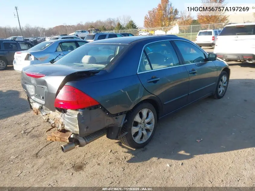 1HGCM56757A197269 2007 Honda Accord 2.4 Ex