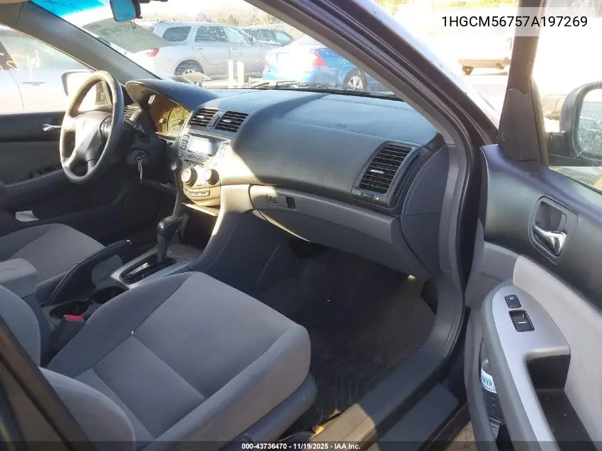 1HGCM56757A197269 2007 Honda Accord 2.4 Ex