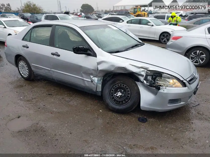 JHMCM56197C000679 2007 Honda Accord 2.4 Vp