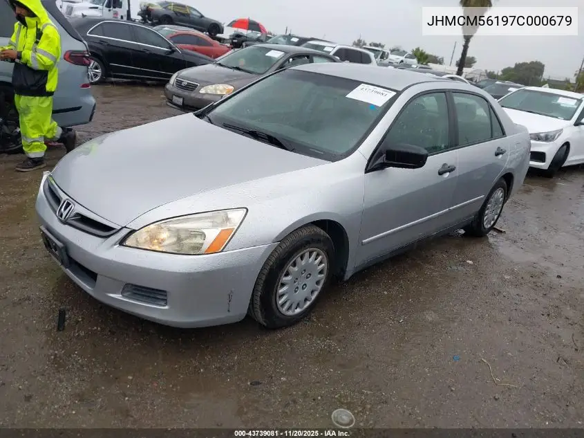 JHMCM56197C000679 2007 Honda Accord 2.4 Vp
