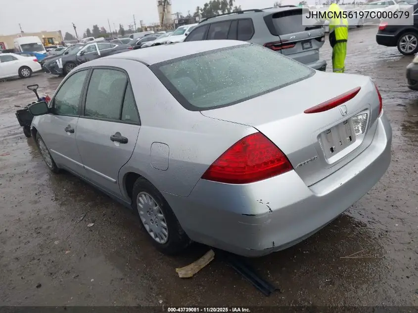 JHMCM56197C000679 2007 Honda Accord 2.4 Vp