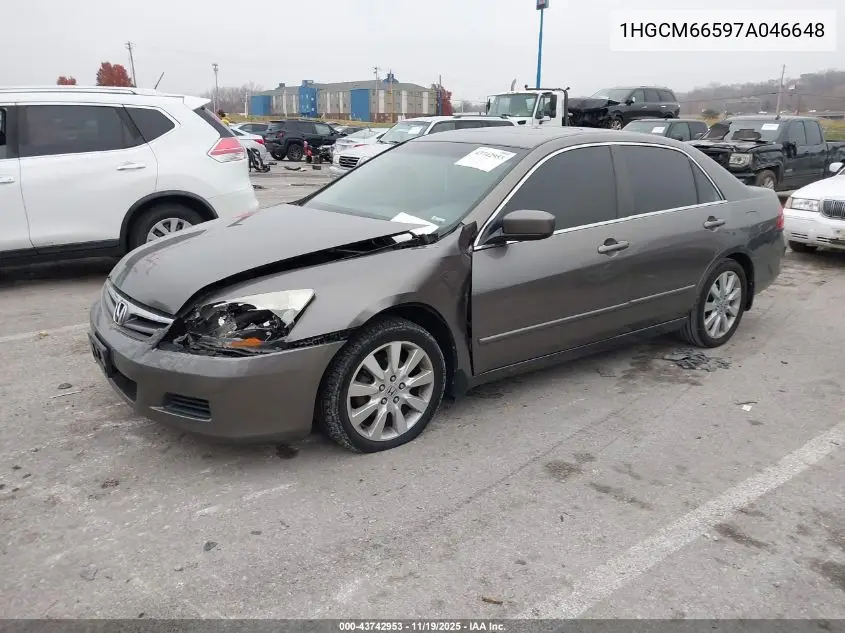1HGCM66597A046648 2007 Honda Accord 3.0 Ex