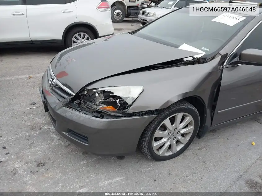 1HGCM66597A046648 2007 Honda Accord 3.0 Ex