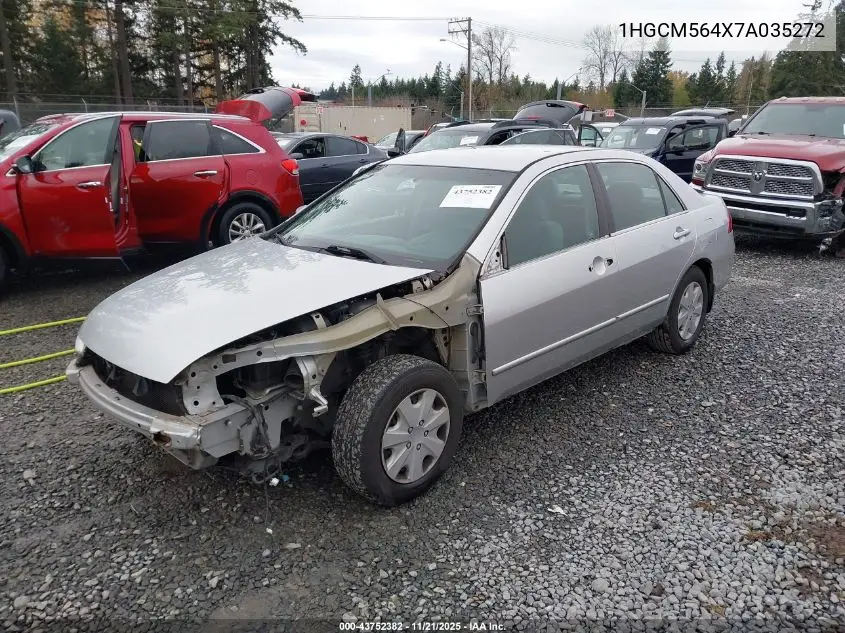 1HGCM564X7A035272 2007 Honda Accord 2.4 Lx