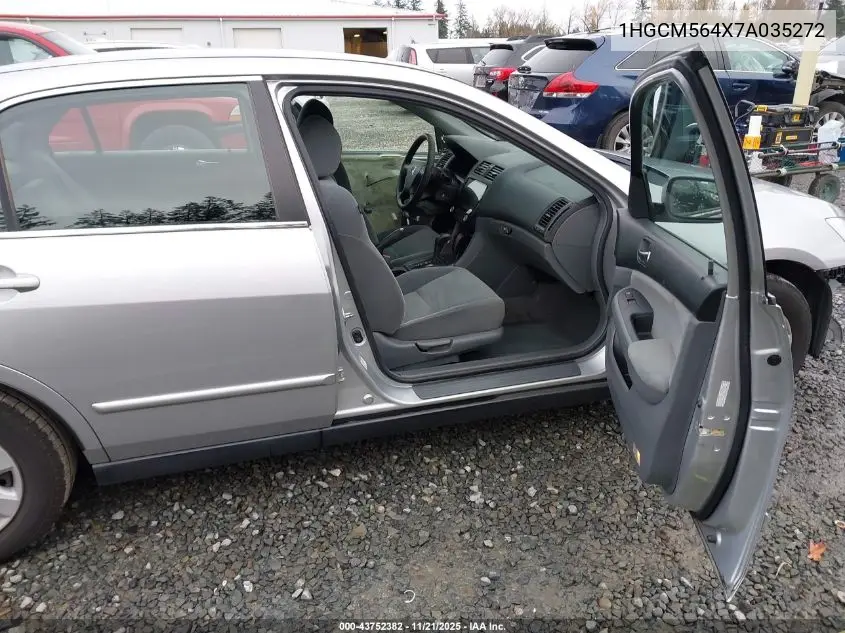 1HGCM564X7A035272 2007 Honda Accord 2.4 Lx